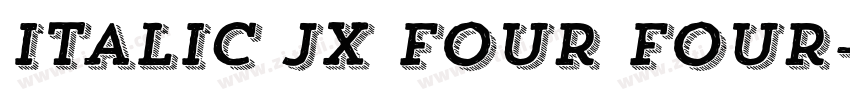 Italic JX Four Four字体转换